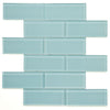 See Elysium - Casale Mint 11.75 in. x 11.75 in. Glass Mosaic