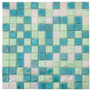 See Elysium - Laguna Spring Square 11.75 in. x 11.75 in. Stained Glass Tile