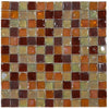 See Elysium - Laguna Wine Square 11.75 in. x 11.75 in. Stained Glass Tile