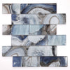 See Elysium - Casale Shell Blue 11.75 in. x 11.75 in. Glass Mosaic