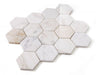 Elysium - Hexagon 3" x 3" Marble Mosaic - Calacatta Gold Polished