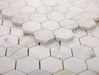 Elysium - Hexagon 2" x 2" Marble Mosaic - Calacatta Gold Polished