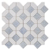 See Elysium - Eclipse Crystal Ocean 12 in. x 12 in. Marble Mosaic