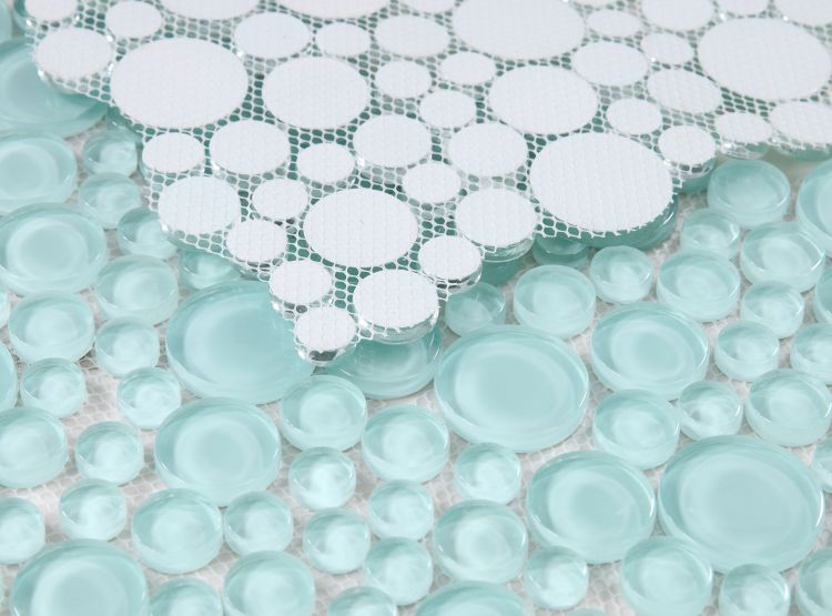 Elysium - Lady 10.75 in. x 10.75 in. Glass Mosaic - Mint