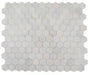 Elysium - Hexagon 3" x 3" Marble Mosaic - Snow White Polished