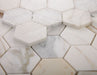 Elysium - Hexagon 3" x 3" Marble Mosaic - Calacatta Gold Honed