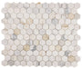 Elysium - Hexagon 3" x 3" Marble Mosaic - Calacatta Gold Honed