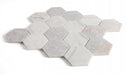 Elysium - Hexagon 3" x 3" Marble Mosaic - City Grey