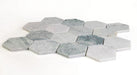 Elysium - Hexagon 3" x 3" Marble Mosaic - Green