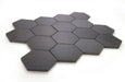 Elysium - Hexagon 3" x 3" Marble Mosaic - Basalt