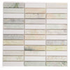 See Elysium - Slot 11.75 in. x 11.75 in. Marble Mosaic - Green