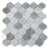 See Elysium - Water Drop 10.75 in. x 11 in. Polished Marble Mosaic - Silver Grey