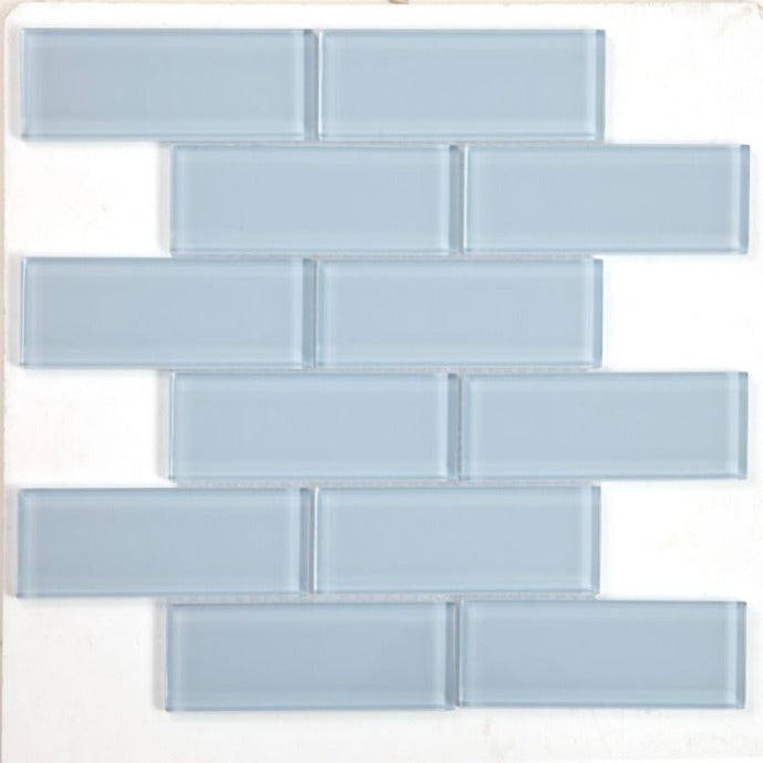 Elysium - Casale Lucy Blue 11.75 in. x 11.75 in. Glass Mosaic