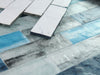 Elysium - Art 11.75 in. x 11.75 in. Glass Mosaic - Ocean Casale