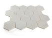 Elysium - Hexagon 3" x 3" Marble Mosaic - Dolomite Honed