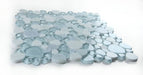 Elysium - Peach 12" x 12" Glass and Marble Mosaic - Crystal Ocean