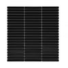 See Elysium - Hulu 11.25 in. x 12 in. Matte Porcelain Mosaic - Black Band