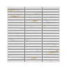 See Elysium - Hulu 11.25 in. x 12 in. Matte Porcelain Mosaic - Calacatta Band