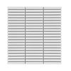 See Elysium - Hulu 11.25 in. x 12 in. Matte Porcelain Mosaic - Snow Band