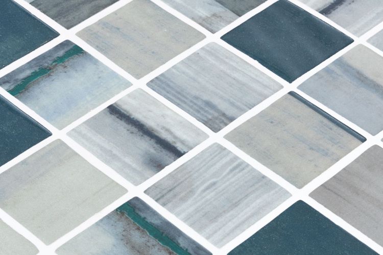 Elysium - Vanguard 12.25 in. x 12.25 in. Glass Mosaic - Penta - Bluish Grey