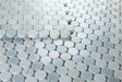 Elysium - Penny Marble 11 in. x 11.75 in. Marble Mosaic - Sky