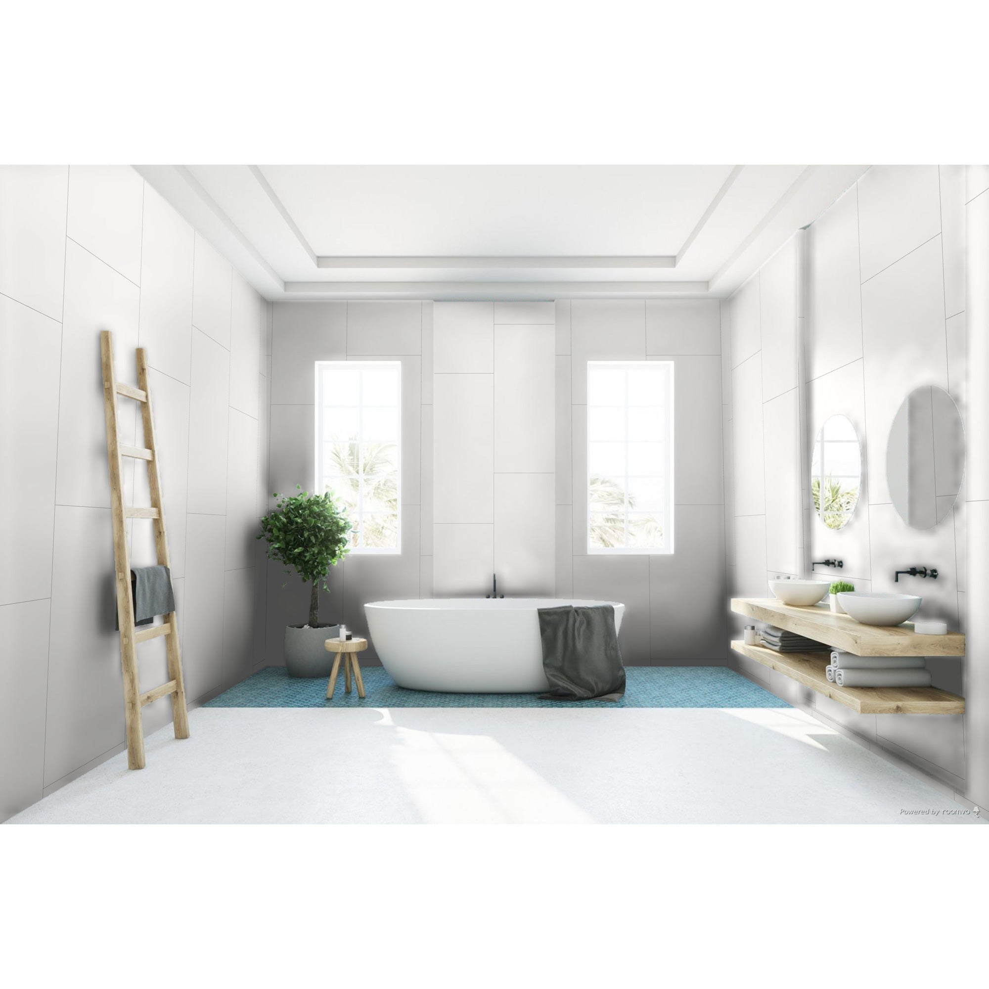 Happy Floors - Carpenter Series 12 in. x 24 in. Matte Rectified Porcel ...
