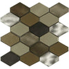 See Maniscalco - Victoria Metals Series - Metal and Glass Mosaic - Hexy - Falls Creek Blend