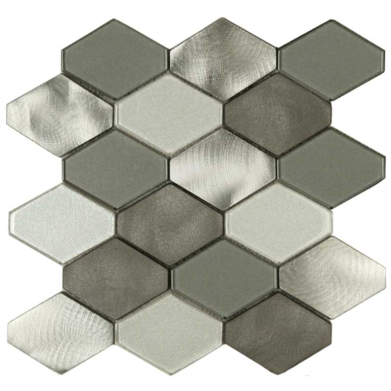 Maniscalco - Victoria Metals Series - Metal and Glass Mosaic - Hexy - Mt. Sterling Blend