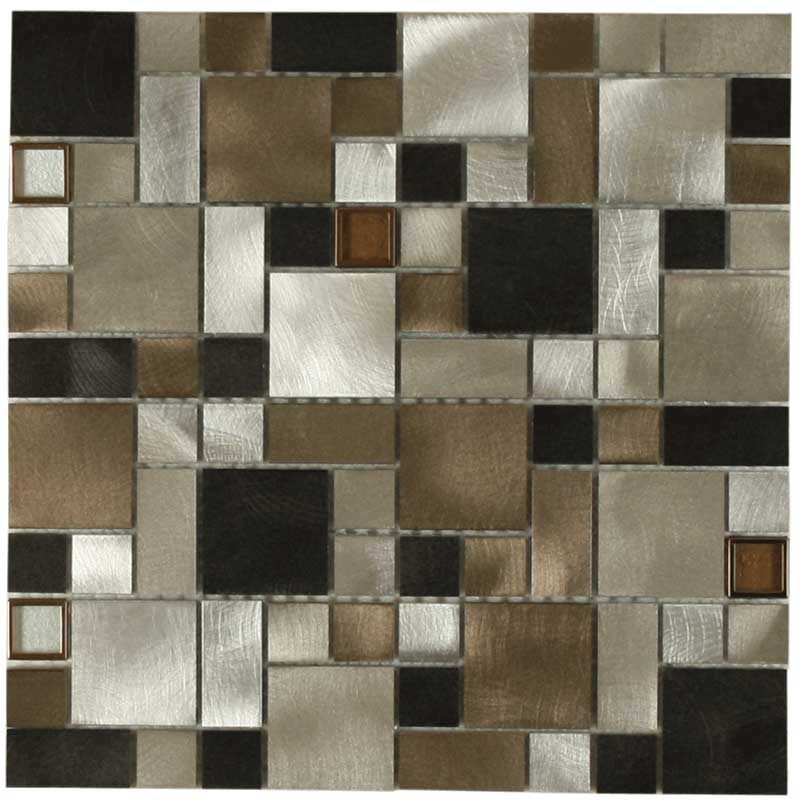 Maniscalco - Victoria Metals Series - Metal and Glass Mosaic - Mini Versi - Falls Creek Blend