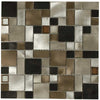 See Maniscalco - Victoria Metals Series - Metal and Glass Mosaic - Mini Versi - Falls Creek Blend