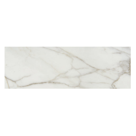 American Olean - Mythique Marble 3 in. x 12 in. Glazed Ceramic Wall Tile - Calacatta Venecia