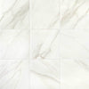 See American Olean Mirasol 24 in. x 24 in. Porcelain Floor Tile - Bianco Carrara
