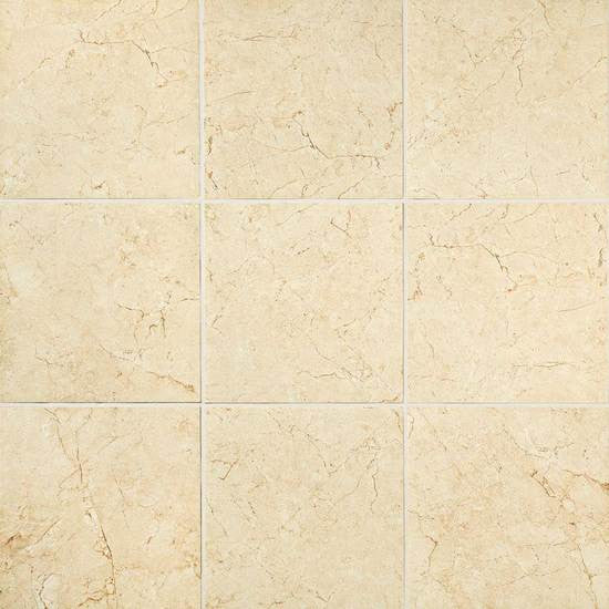 American Olean Mirasol 24 in. x 24 in. Glazed Porcelain Floor Tile - Crema Laila Matte