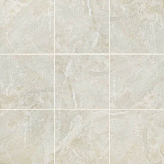 American Olean Mirasol 24 in. x 24 in. Porcelain Floor Tile - Silver Marble