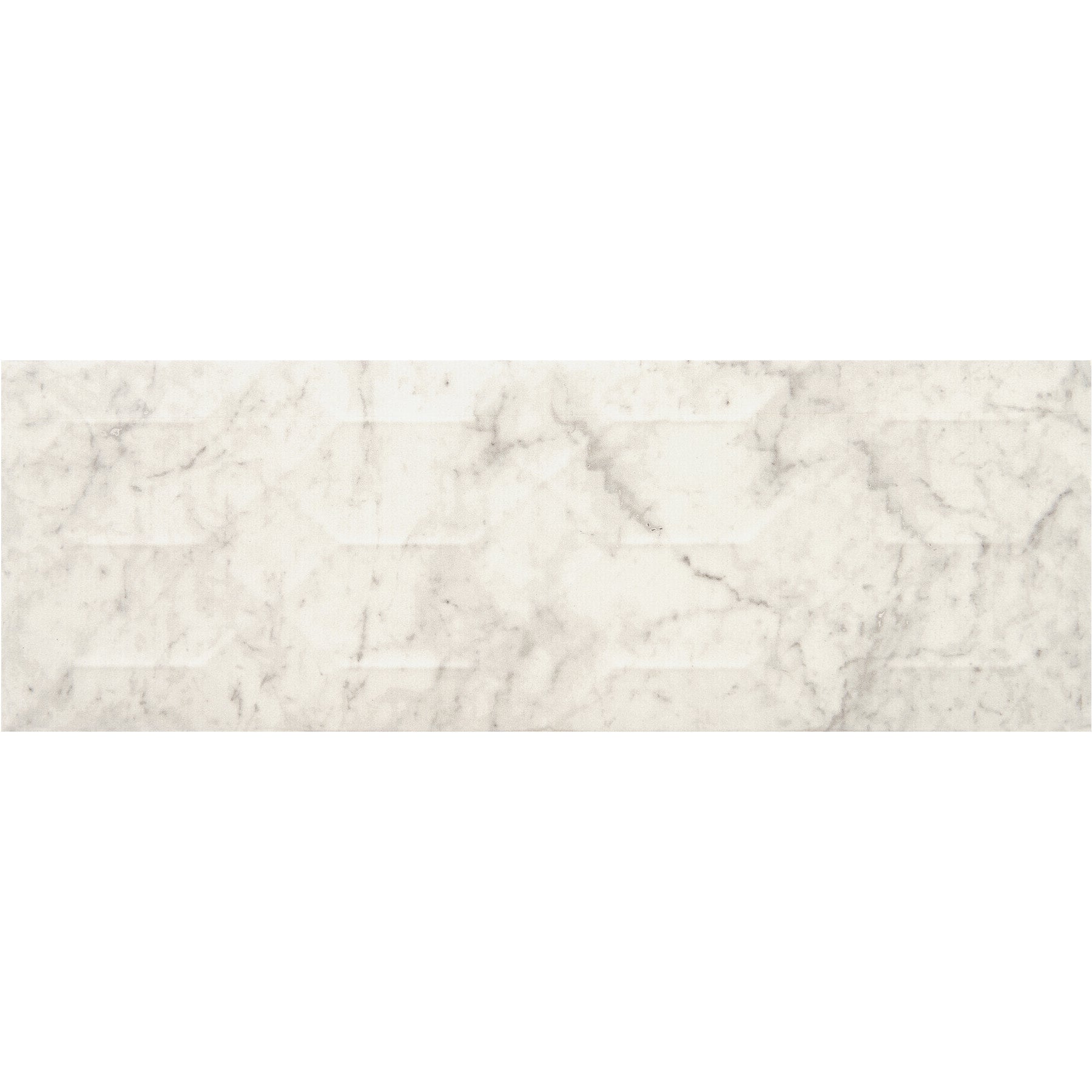 American Olean - Mythique Marble 8 in. x 24 in. Multi-Wave Wall Tile - Altissimo