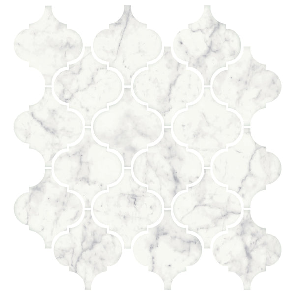 American Olean - Mythique Marble - Arabesque Glazed Ceramic Mosaic - A ...