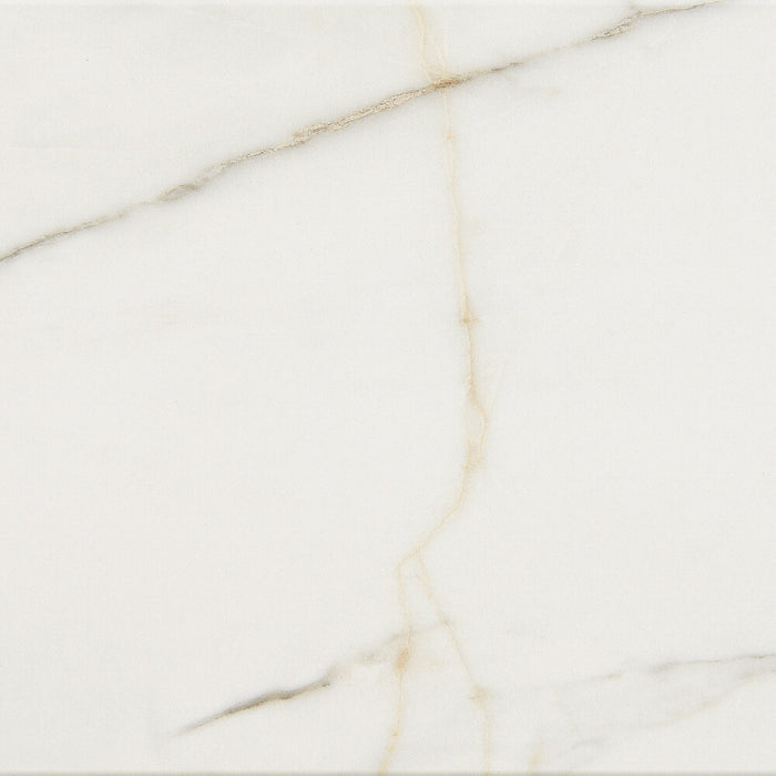 American Olean - Mythique Marble 24 in. x 24 in. Colorbody Porcelain Tile - Calacatta Venecia Matte