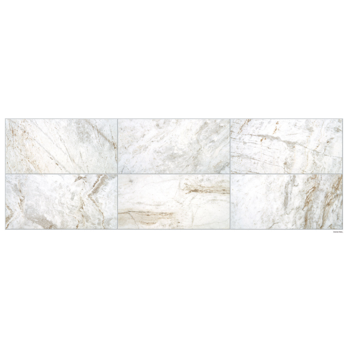 American Olean - Mythique Marble 12 in. x 24 in. Colorbody Porcelain Tile - Majestic Matte Variation