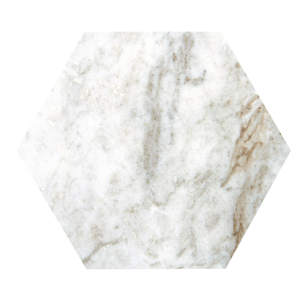 American Olean - Mythique Marble 8 in. Hexagon Porcelain Tile - Majestic Matte