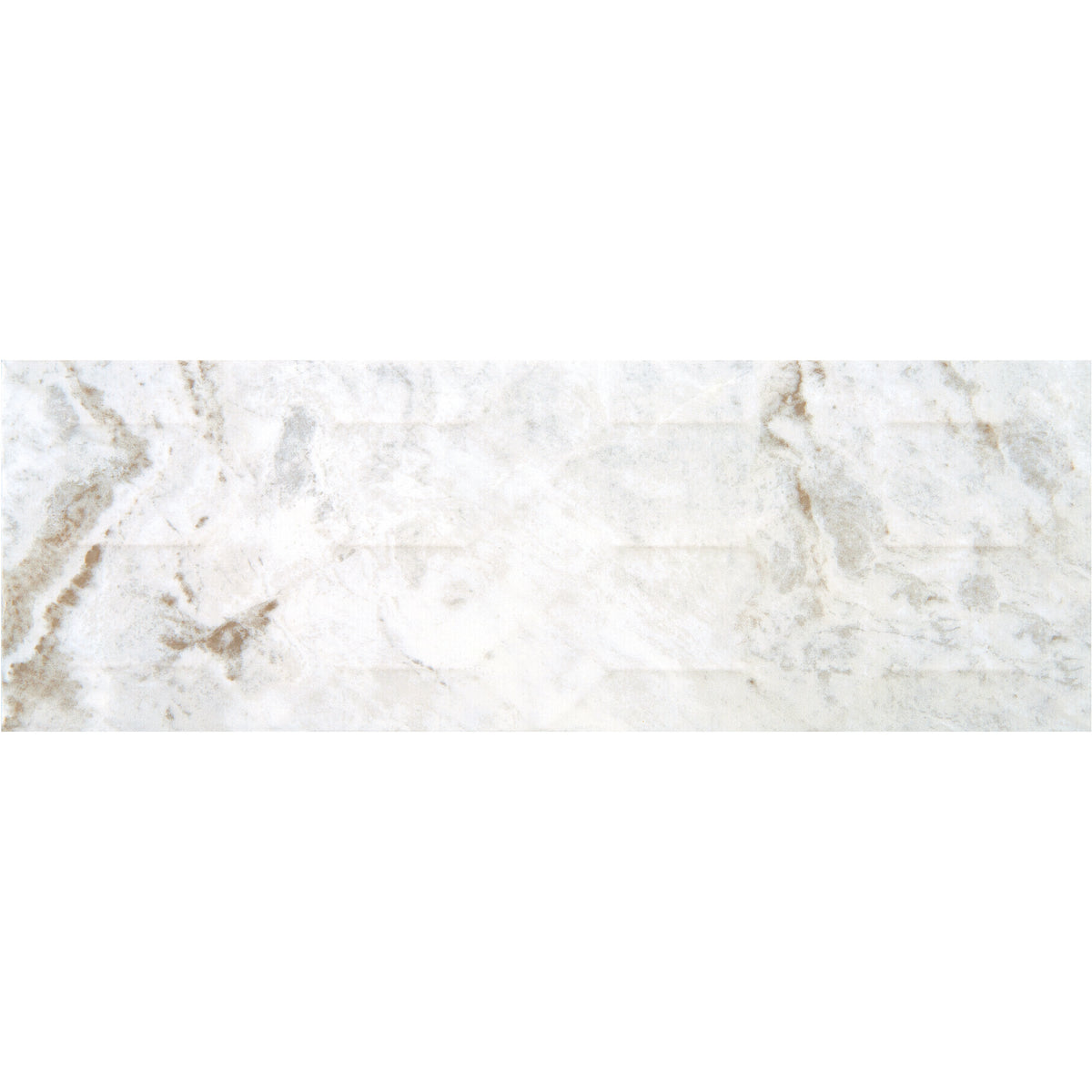 American Olean - Mythique Marble 8 in. x 24 in. Multi-Wave Wall Tile - Majestic