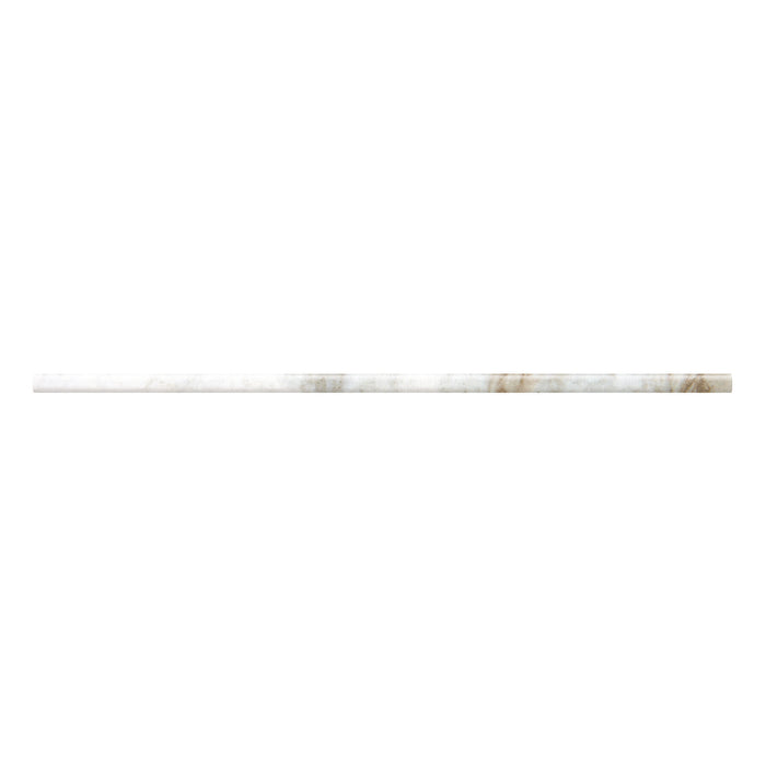 American Olean - Mythique Marble - 1/2 in. x 12 in. Jolly Trim Tile - Majestic