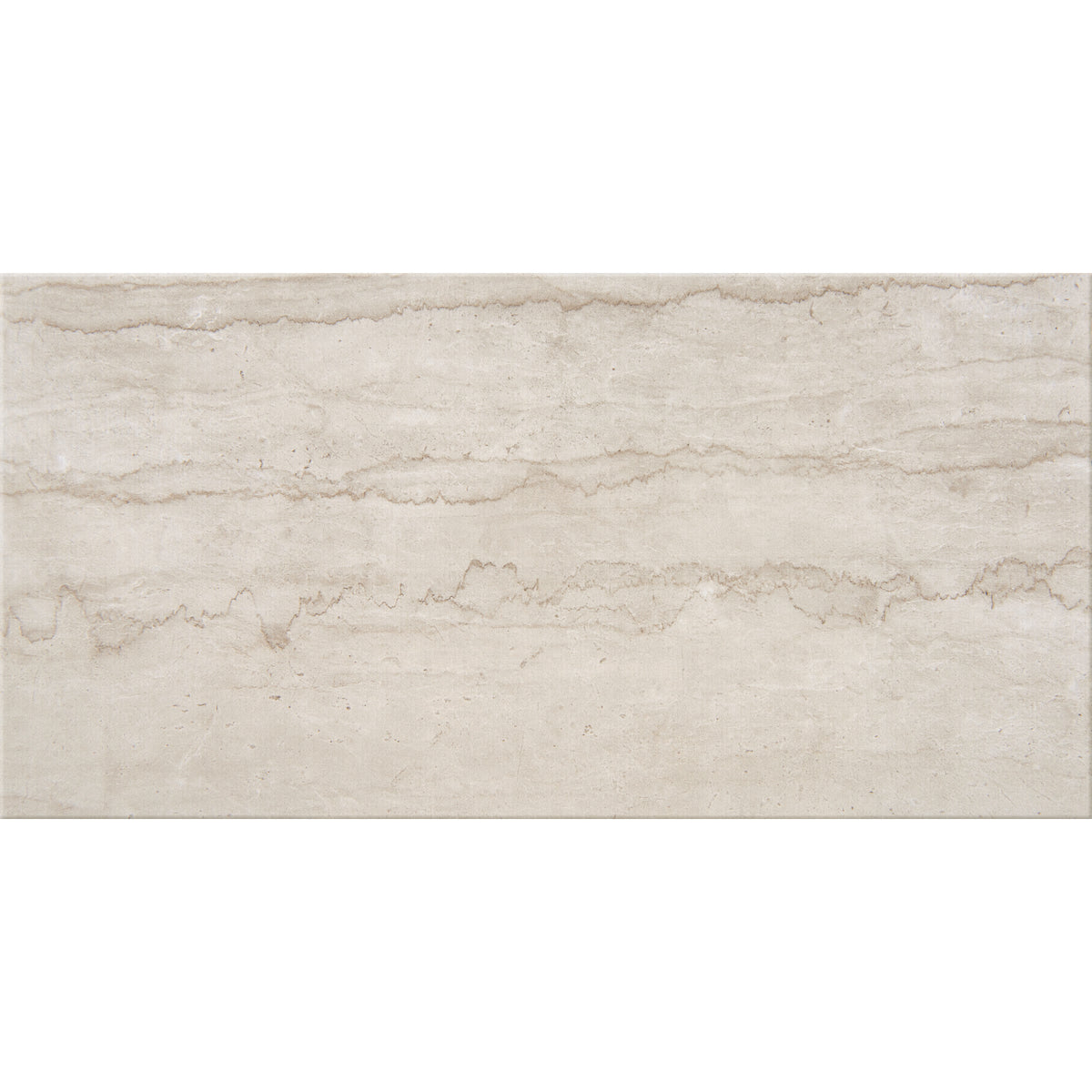 American Olean - Mythique Marble 12 in. x 24 in. Colorbody Porcelain Tile - Botticino Matte