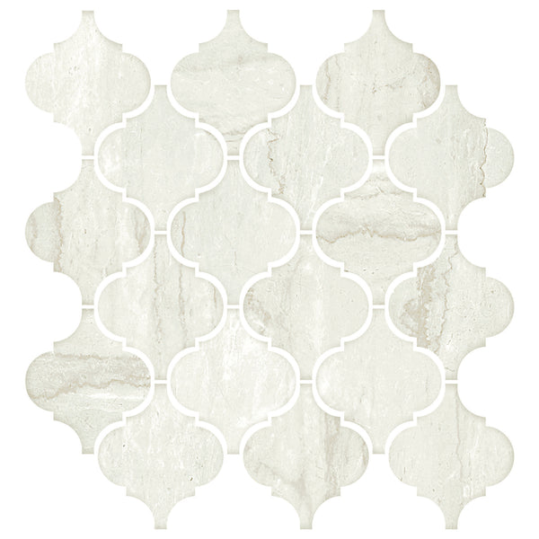 American Olean - Mythique Marble - Arabesque Glazed Ceramic Mosaic - B ...