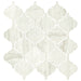 American Olean - Mythique Marble - Arabesque Glazed Ceramic Mosaic - Botticino