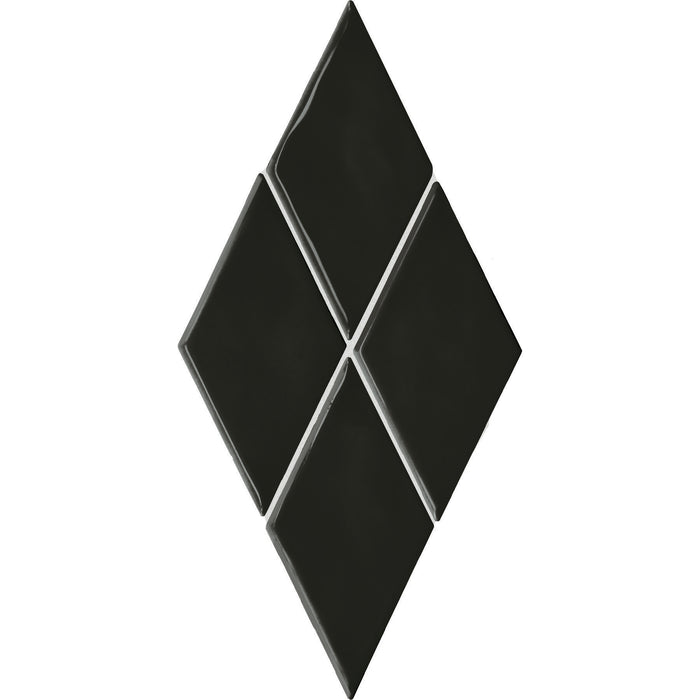 American Olean - Playscapes Harlequin Wall Tile - Pitch Black PS71