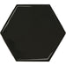 American Olean - Playscapes Hex Wall Tile - Pitch Black PS71