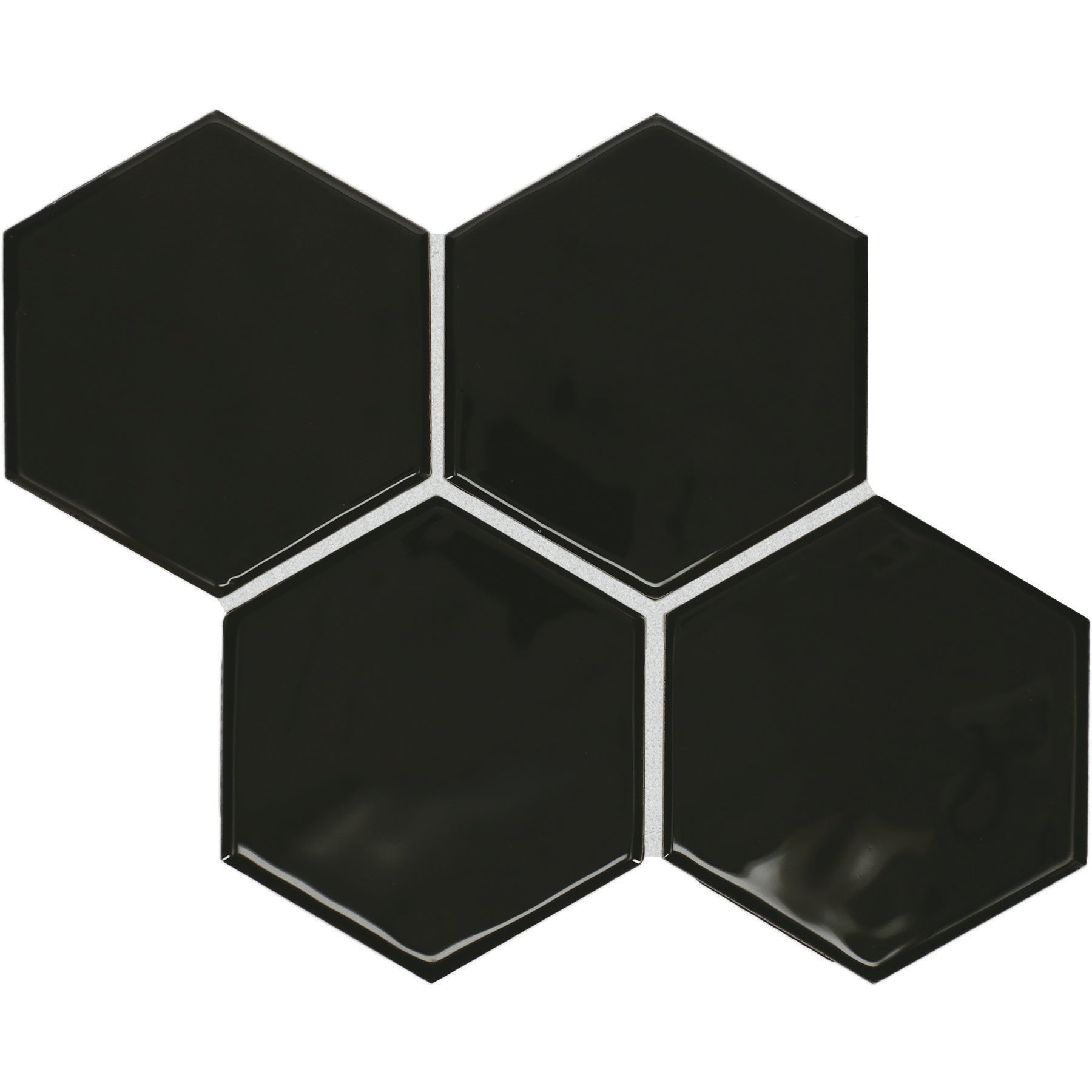 American Olean - Playscapes Hex Wall Tile - Pitch Black PS71 - Floorzz