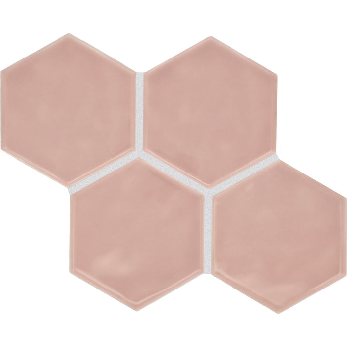 American Olean - Playscapes Hex Wall Tile - Peony PS75