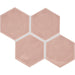 American Olean - Playscapes Hex Wall Tile - Peony PS75