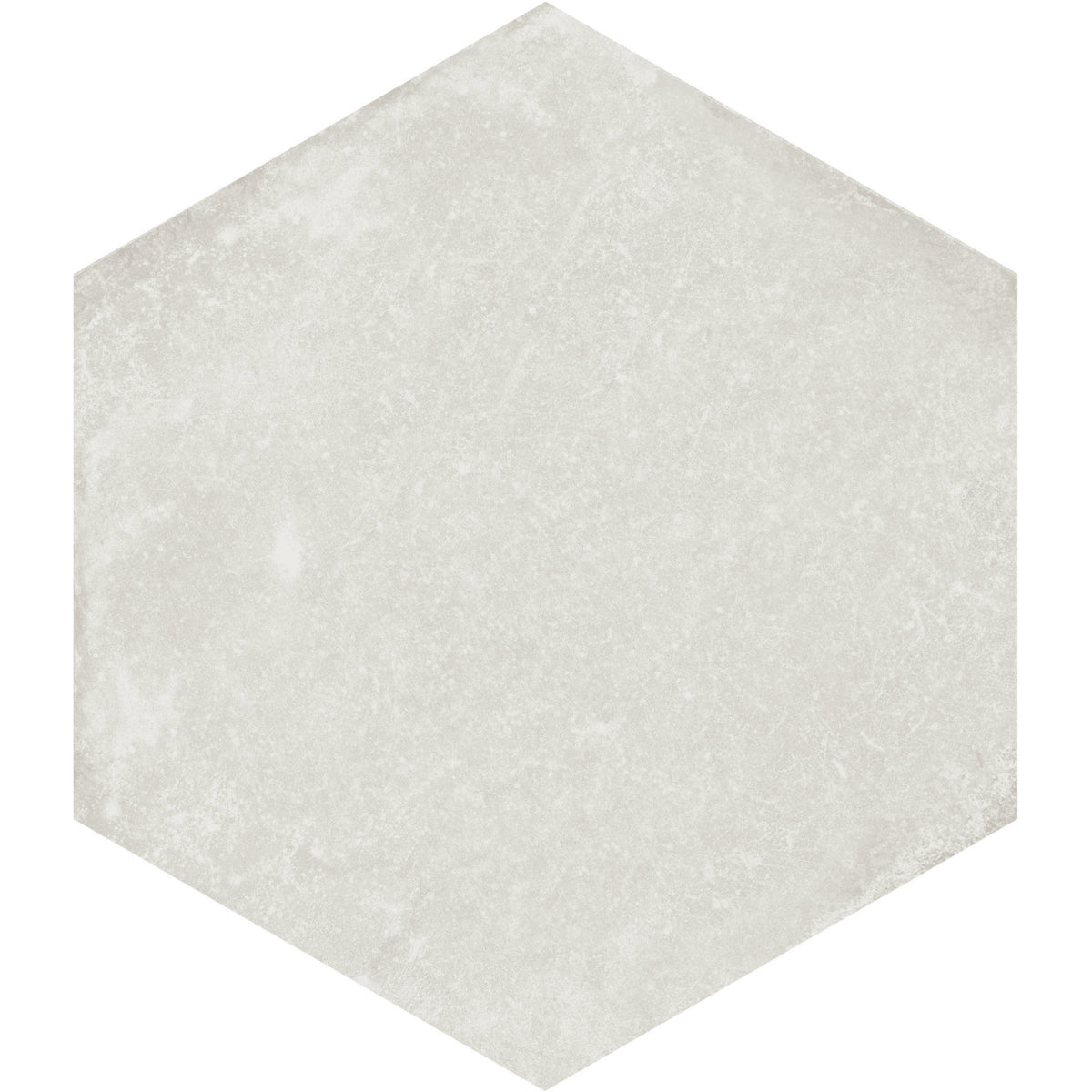 American Olean - Solstice 8&quot; Hexagon Porcelain Tile - Winter White ST32